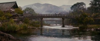 Movie still from “Memoirs of a Geisha” (2005), directed by Rob Marshall – Extreme Wide shot, High angle