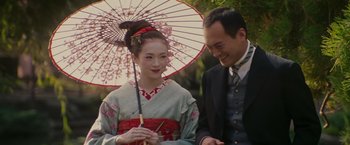 Movie still from “Memoirs of a Geisha” (2005), directed by Rob Marshall – Medium shot, Low angle
