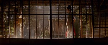 Movie still from “Memoirs of a Geisha” (2005), directed by Rob Marshall – Wide shot, Low angle