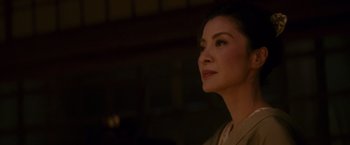 Movie still from “Memoirs of a Geisha” (2005), directed by Rob Marshall – Close Up shot, Low angle