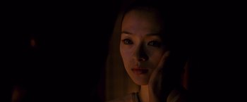 Movie still from “Memoirs of a Geisha” (2005), directed by Rob Marshall – Close Up shot, Over the shoulder angle