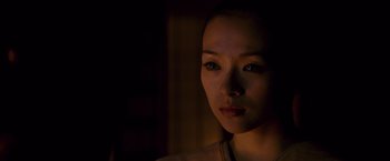 Movie still from “Memoirs of a Geisha” (2005), directed by Rob Marshall – Close Up shot, Over the shoulder angle