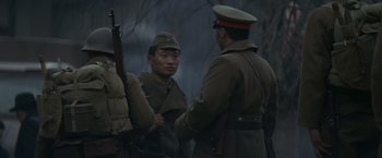 Movie still from “Memoirs of a Geisha” (2005), directed by Rob Marshall – Medium shot, Over the shoulder angle