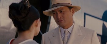 Movie still from “Memoirs of a Geisha” (2005), directed by Rob Marshall – Close Up shot, Over the shoulder angle