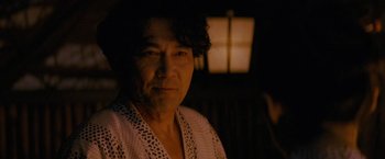 Movie still from “Memoirs of a Geisha” (2005), directed by Rob Marshall – Close Up shot, Over the shoulder angle