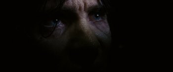 Movie still from “Sunshine” (2007), directed by Danny Boyle – A person's eyes with water droplets on them; Extreme Close Up shot, Low angle