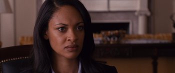 Movie still from “The Accountant” (2016), directed by Gavin O'Connor – Close Up shot, Over the shoulder angle