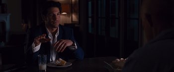 Movie still from “The Accountant” (2016), directed by Gavin O'Connor – Medium shot, Over the shoulder angle