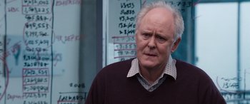 Movie still from “The Accountant” (2016), directed by Gavin O'Connor – Close Up shot, Over the shoulder angle