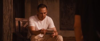 Movie still from “The Accountant” (2016), directed by Gavin O'Connor – Medium shot, Over the shoulder angle