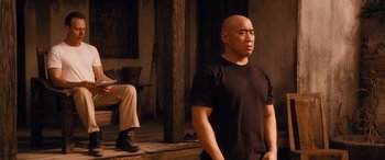 Movie still from “The Accountant” (2016), directed by Gavin O'Connor – Medium shot, Over the shoulder angle