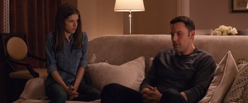 Movie still from “The Accountant” (2016), directed by Gavin O'Connor – Medium shot, Over the shoulder angle