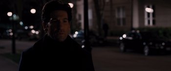 Movie still from “The Accountant” (2016), directed by Gavin O'Connor – Close Up shot, Over the shoulder angle