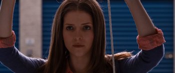 Movie still from “The Accountant” (2016), directed by Gavin O'Connor – A person with long brown hair; Close Up shot, Low angle