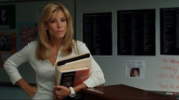 Movie still from “The Blind Side” (2009), directed by John Lee Hancock – Medium shot, Over the shoulder angle