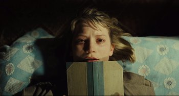 Movie still from “The Double” (2013), directed by Richard Ayoade – Close Up shot, Overhead angle