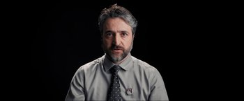 Movie still from “752 Is Not a Number” (2022), directed by Babak Payami – Close Up shot, Low angle