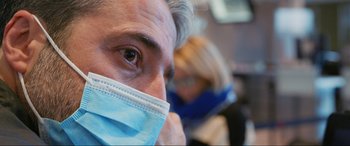 Movie still from “752 Is Not a Number” (2022), directed by Babak Payami – Close Up shot, Low angle