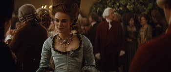 Movie still from “The Duchess” (2008), directed by Saul Dibb – Medium shot, Over the shoulder angle