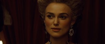 Movie still from “The Duchess” (2008), directed by Saul Dibb – Close Up shot, Over the shoulder angle
