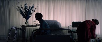 Movie still from “A Banquet” (2021), directed by Ruth Paxton – Medium shot, Low angle