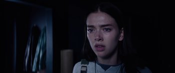 Movie still from “A Banquet” (2021), directed by Ruth Paxton – Close Up shot, Low angle