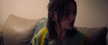 Movie still from “A Banquet” (2021), directed by Ruth Paxton – Close Up shot, Over the shoulder angle