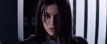 Movie still from “A Banquet” (2021), directed by Ruth Paxton – Close Up shot, Low angle