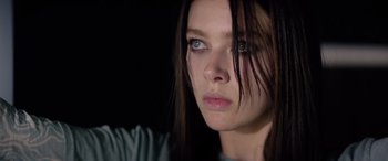 Movie still from “A Banquet” (2021), directed by Ruth Paxton – Close Up shot, Low angle