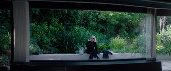 Movie still from “A Banquet” (2021), directed by Ruth Paxton – Wide shot, High angle