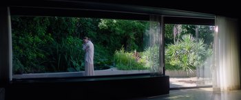 Movie still from “A Banquet” (2021), directed by Ruth Paxton – Wide shot, Low angle
