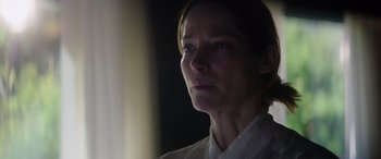 Movie still from “A Banquet” (2021), directed by Ruth Paxton – Close Up shot, Over the shoulder angle