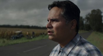 Movie still from “A Million Miles Away” (2023), directed by Alejandra Márquez Abella – A person on the side of a road; Close Up shot, Low angle