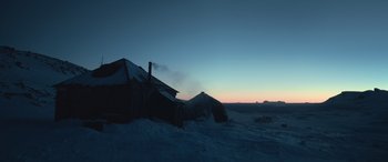 Movie still from “Against the Ice” (2022), directed by Peter Flinth – Extreme Wide shot, Low angle