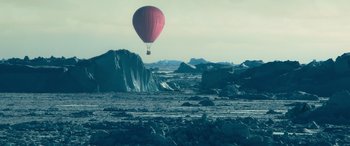 Movie still from “Against the Ice” (2022), directed by Peter Flinth – Extreme Wide shot, Over the shoulder angle