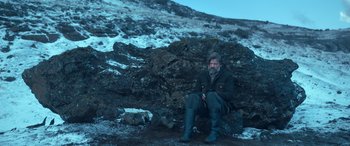 Movie still from “Against the Ice” (2022), directed by Peter Flinth – Wide shot, Low angle