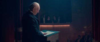 Movie still from “Against the Ice” (2022), directed by Peter Flinth – Medium shot, Low angle