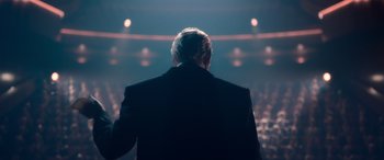 Movie still from “Against the Ice” (2022), directed by Peter Flinth – Medium shot, Over the shoulder angle