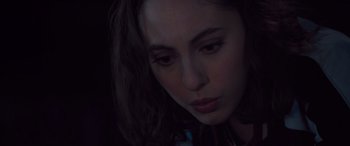 Movie still from “Alex Strangelove” (2018), directed by Craig Johnson – A person looking at the camera; Close Up shot, Low angle