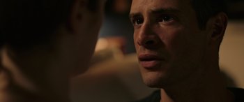 Movie still from “Alice, Darling” (2022), directed by Mary Nighy – A person looking at a person; Close Up shot, Over the shoulder angle