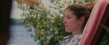 Movie still from “Alice, Darling” (2022), directed by Mary Nighy – A person wearing a shirt and tie; Close Up shot, Over the shoulder angle