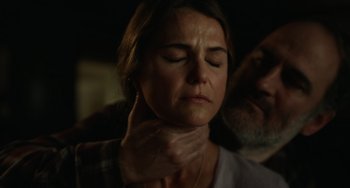 Movie still from “Antlers” (2021), directed by Scott Cooper – Close Up shot, Low angle