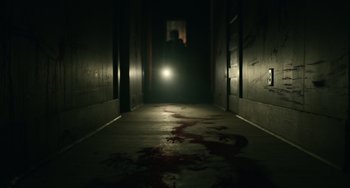 Movie still from “Antlers” (2021), directed by Scott Cooper – Extreme Wide shot, High angle