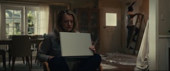 Movie still from “The Invisible Man” (2020), directed by Leigh Whannell – Medium shot, High angle