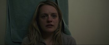 Movie still from “The Invisible Man” (2020), directed by Leigh Whannell – Close Up shot, Over the shoulder angle