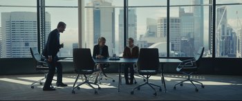 Movie still from “The Invisible Man” (2020), directed by Leigh Whannell – Wide shot, High angle