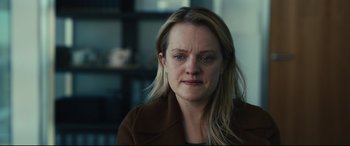 Movie still from “The Invisible Man” (2020), directed by Leigh Whannell – Close Up shot, Over the shoulder angle