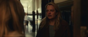 Movie still from “The Invisible Man” (2020), directed by Leigh Whannell – Close Up shot, Over the shoulder angle