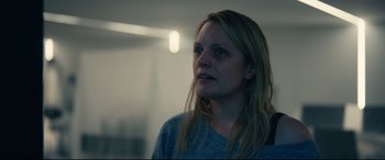 Movie still from “The Invisible Man” (2020), directed by Leigh Whannell – Close Up shot, Over the shoulder angle