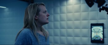 Movie still from “The Invisible Man” (2020), directed by Leigh Whannell – Close Up shot, Over the shoulder angle